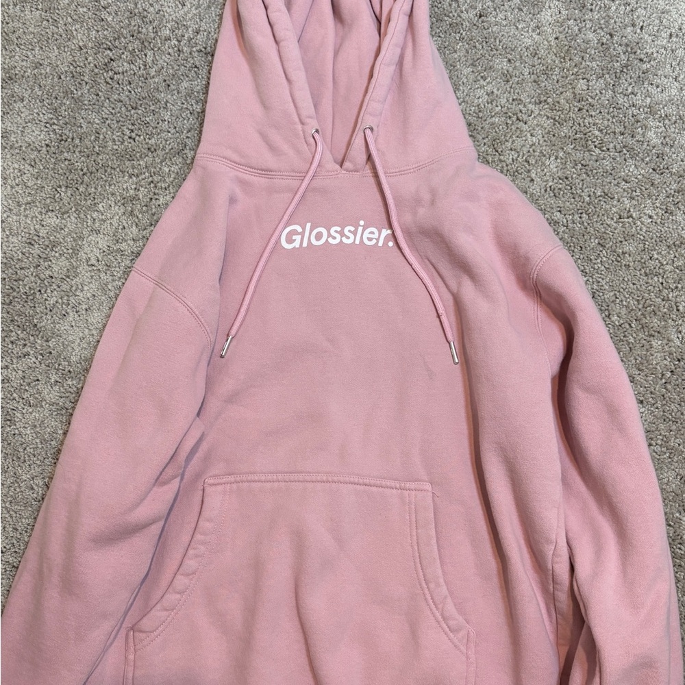 Glossier Blush Pink Hoodie